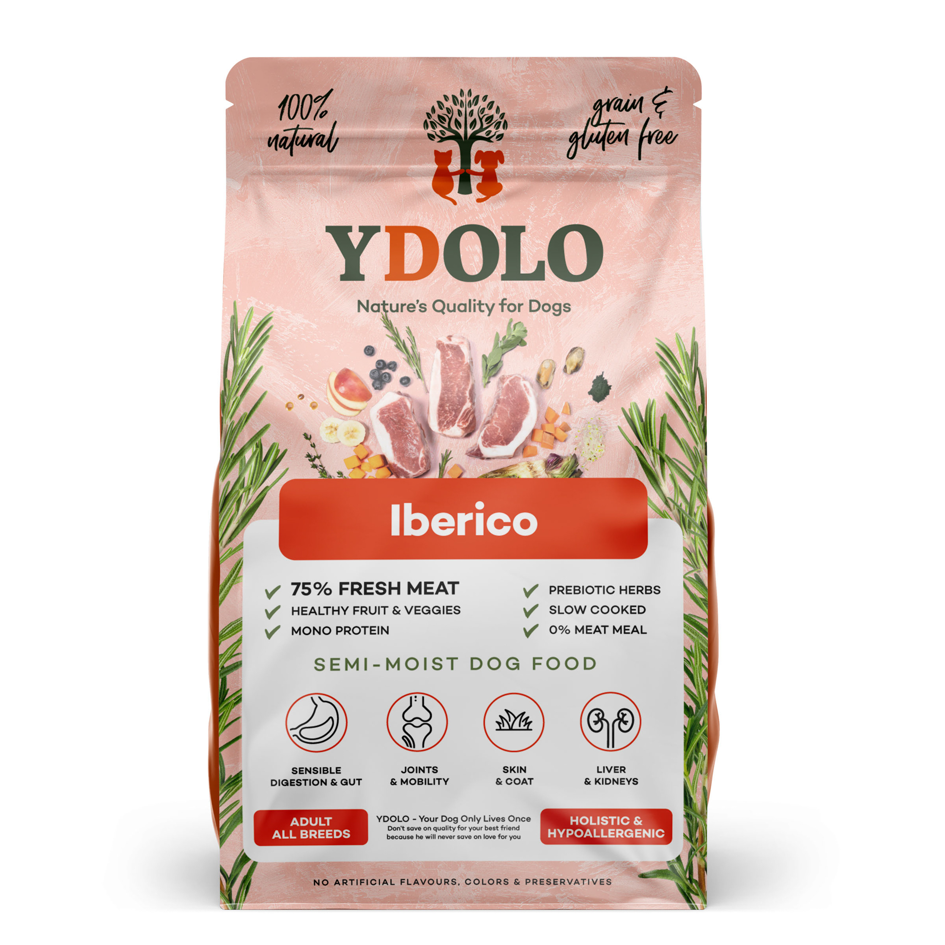 YDOLO Healthy & Pure Ibeeria sealihaga- Monoproteiin